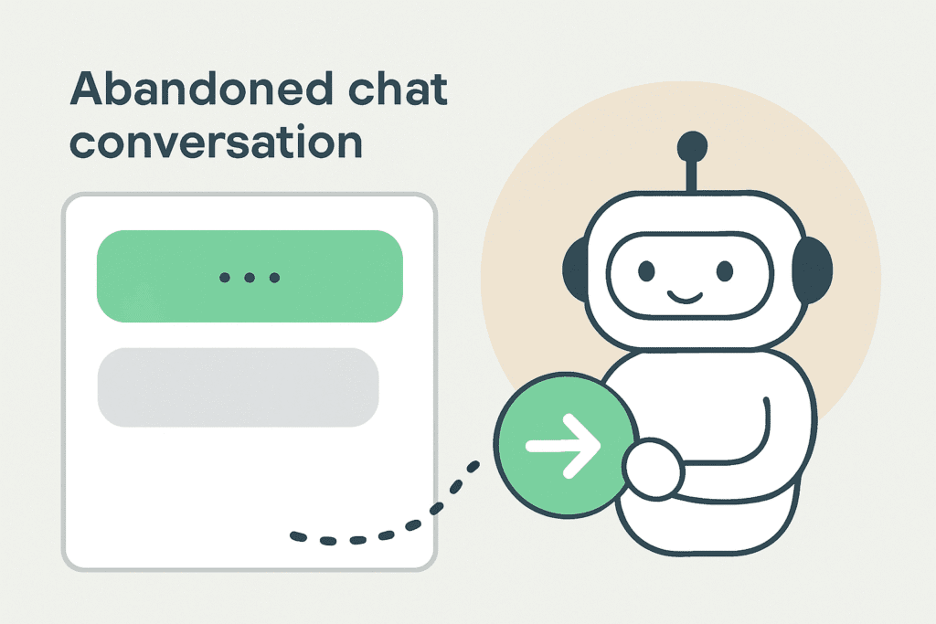 Abandoned chat conversion